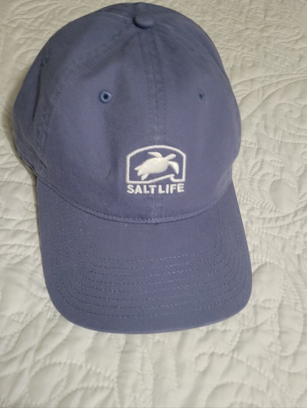 Salt Life Blue Embroidered Turtle Cap